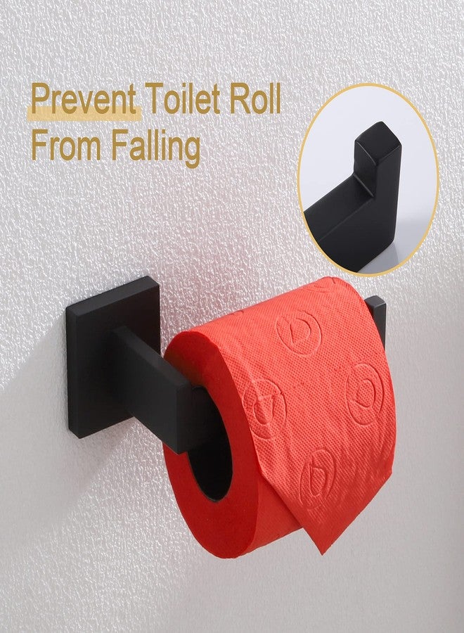 KOKOSIRI Black Toilet Paper Holders Bathroom Toilet Paper Roll Holder SUS304 Stainless Steel Contemporary Wall Mounted, 2 Pack, B2003BK-P2 - Image 5